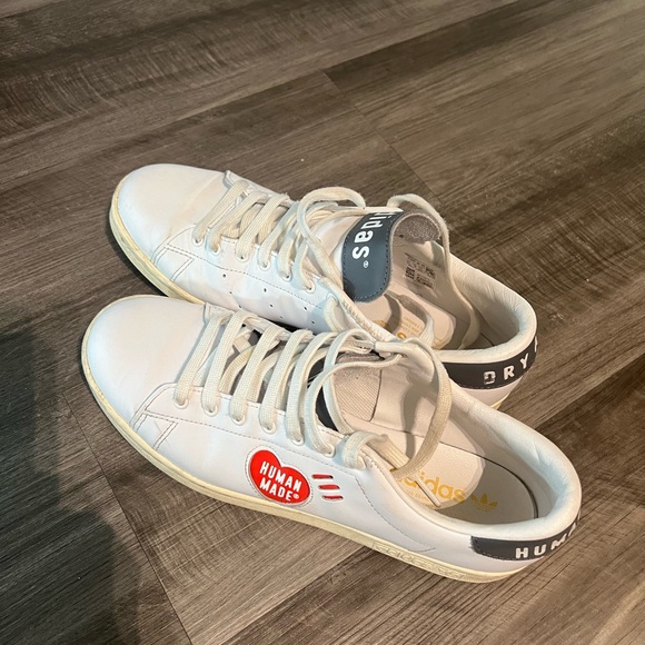 Adidas Stan Smith Human Made White Grey Men 9.5 - Picture 3 of 4